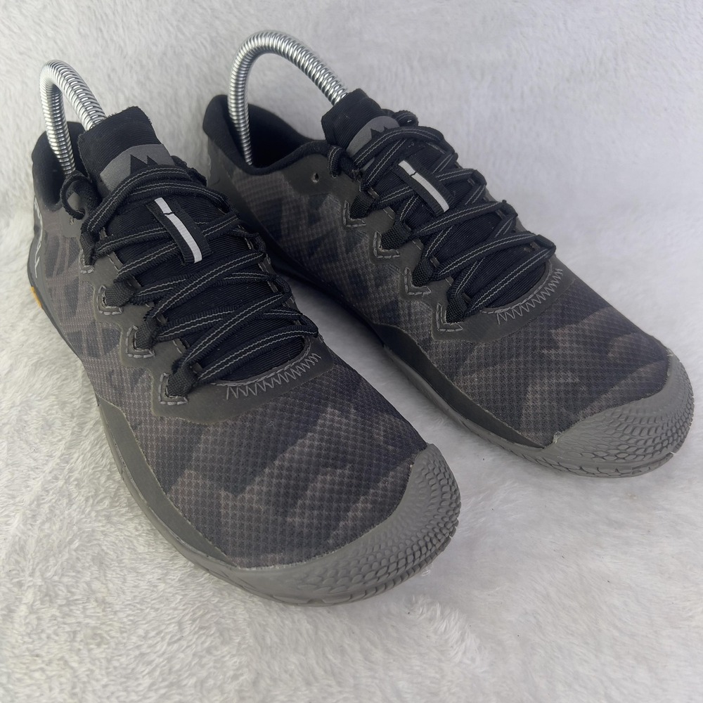 Merrell Barefoot Shoes Womens 8 Black Mesh Vibram Minimalist Sneakers J12674